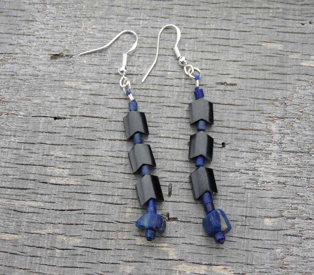 Onyx Arrow Stack Earrings C